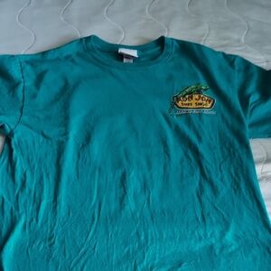 Kids Teal Surf Shop T-Shirt